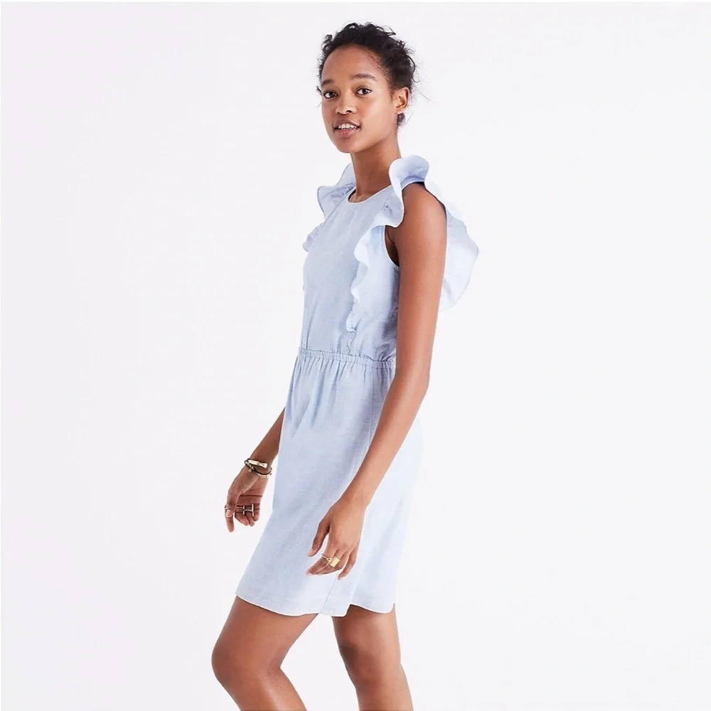 Madewell Bellflower Ruffle Dress